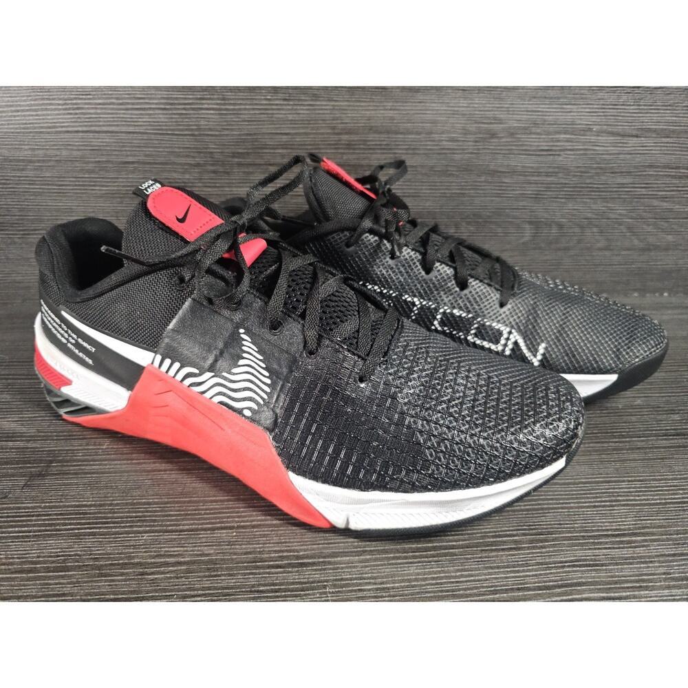 Nike React Metcon 8 Size 14 Black Red White DV4382-015 Hyperlift